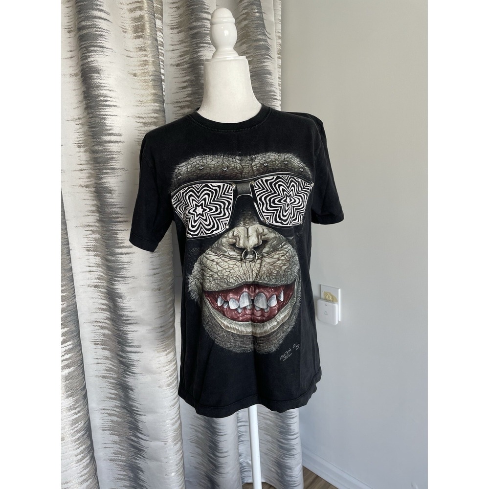 Vintage Rock Chang Graphic Gorilla Well Worn L Neung Unisex Sz  M  100% Cotton